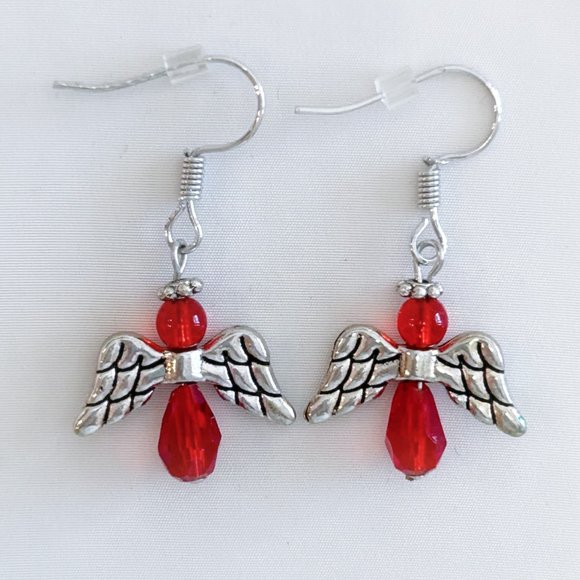 Beaded Angel Earrings - Picture 2 of 5